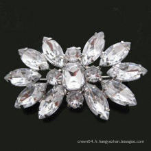 Broche nuptiale en cristal de strass pour les cartes d&#39;invitation de mariage